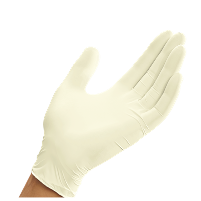 Innova Latex Poderfree Textured Exam Glove Small- Box/100