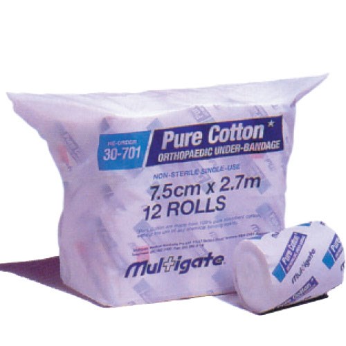 Multigate Orthopaedic  Under-Bandage 5cm x 2.7m - Pkt/12