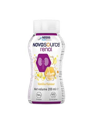 NOVASOURCE Renal Formulated Nutritional Beverage Vanilla 200mL