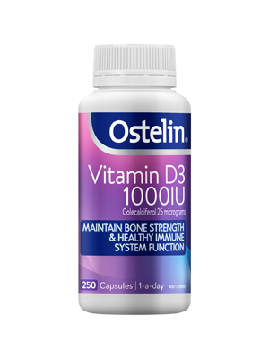 Ostelin Vitamin D3 1000IU Bone Strength & Immune System 250 Capsule