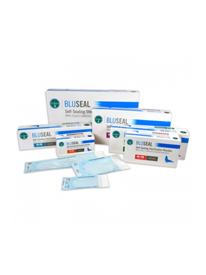Autoclave Pouch 135x280mm BluSeal Box of 200