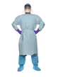 Gown Closed Back CHEMO360 Tape Closure Universal Poly Coated