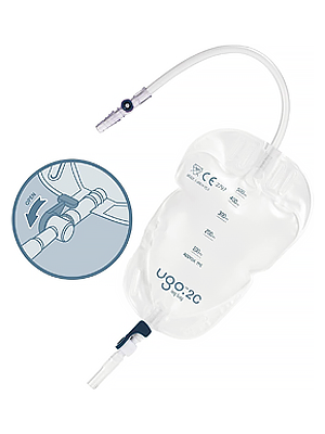 Leg Bag Ugo Catheter & Sheath 500ml with 30cm Tube Sterile UGO2C