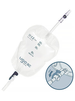Leg Bag Ugo Catheter & Sheath 350ml with 10cm Tube Sterile UGO6C
