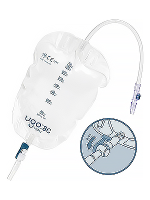 Leg Bag Ugo Catheter & Sheath 750ml with 30cm Tube Sterile UGO8C