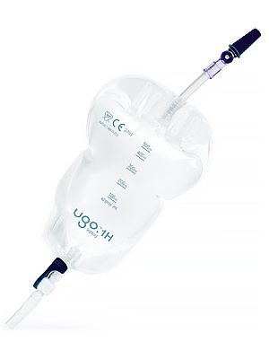 Leg Bag Ugo Catheter & Sheath 1500ml with 10cm Tube Sterile UGO1H