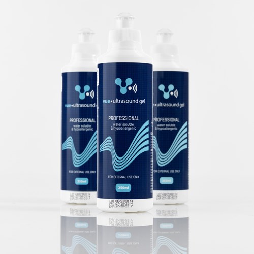 Vue Ultrasound Gel 250ml Bottle