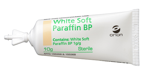 Paraffin Soft White Sterile 10g Tube