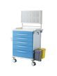 Anaesthesia Trolley 5 Draw Extension Table 650 x 480 x 1000mm - Each