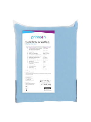 Dental Surgical Drape Pack Sterile Comprehensive PrimeOn