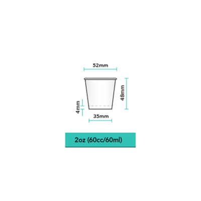 PAPER MEDICINE CUP 60ml - Ctn/2000