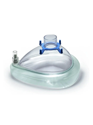 Air Cushion Mask Disposable MRI-Safe #5 Large Adult 22mm Blue