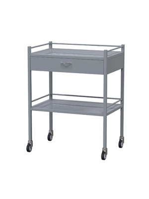 Instrument Trolley Stainless 1 Drawer 750 x 490 x 900 mm - Each