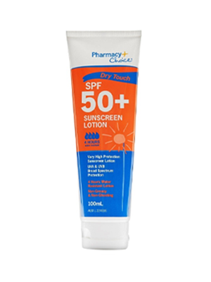 Sunscreen Lotion SPF 50+ Broad Spectrum Dry Touch Pharmacy Choice