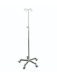 Stainless Steel IV Stand with Four Hooks Pacific Medical 