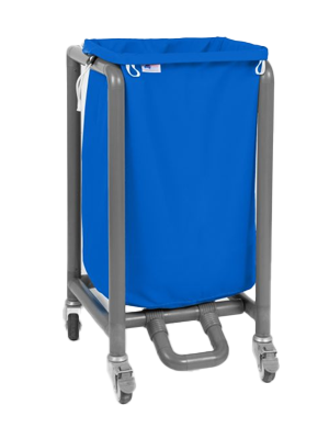 Linen Skip Standard Blue Bag