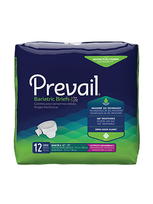 Prevail® Bariatric Brief Supreme Fit (XXXL Up) 245cm - Ctn/40