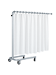 Ropitex Bioactive Healthcare Privacy Curtain White 230 x 140cm