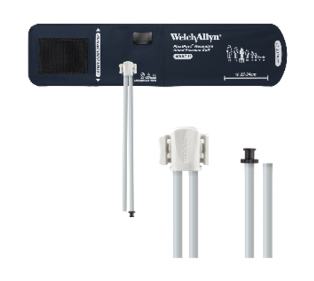 Welch Allyn FlexiPort BP Cuff; Size11 Adult, Reusable, 2 Tubes, Tri-purpose