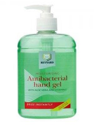 Antibacterial Hand gel w/ Aloe vera and Vitamin E 500mL - Ctn/24