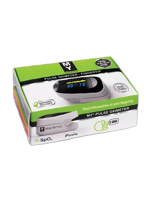 Pulse Oximeter Fingertip MY Blood Oxygen Measure