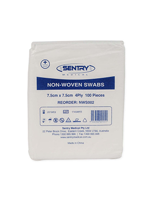 Gauze Swabs Wound Care Sterile Soft Disposable 7.5cm Sentry