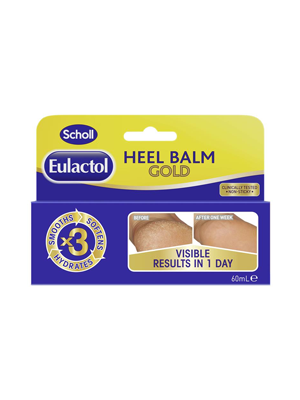 Scholl Eulactol Footcare Cracked Heel Balm Gold