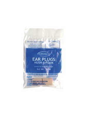 Foam Ear Plugs SURGIPACK Noise Reduction Expanding