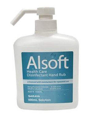 ALSOFT DISINFECTANT HAND RUB 500ml - Ctn/10