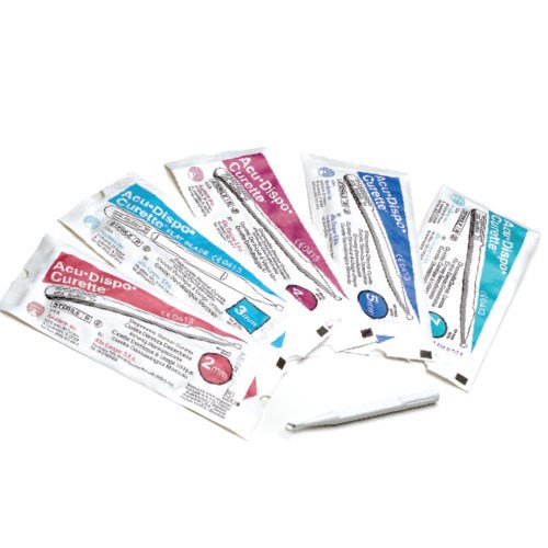 DERMATOLOGICAL 4MM CURETTE (DSP) - Pkt/10
