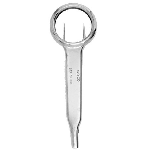 MAGNIFIER WITH TWEEZERS CVD 10CM