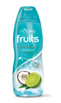 Natures Organics Normal Shampoo 500ml Coconut & Lime