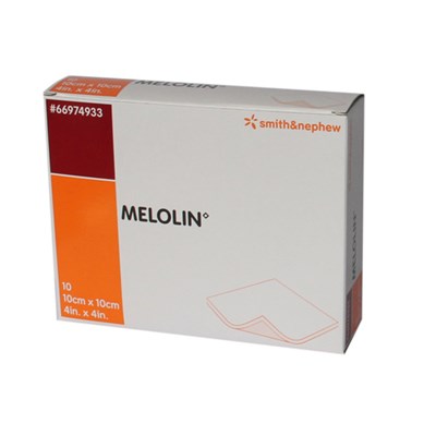 Melolin Low Adherent Absorbent Sterile Dressing, 10x10cm – Box/10