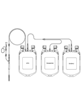 Triple Blood Bag Terumo CPD/SAG-M 450ml