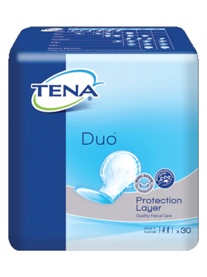 TENA® Duo Protection Layer Disposable Pad White - Ctn/6