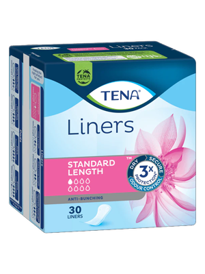 TENA® Liners Standard Length Light Absorbency - Ctn/6