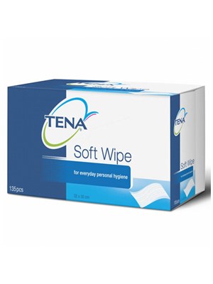 TENA SOFT WIPES 19x30cm - Ctn/135