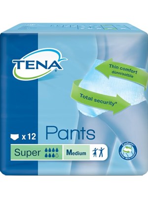 TENA PANTS SUPER MEDIUM 12x4