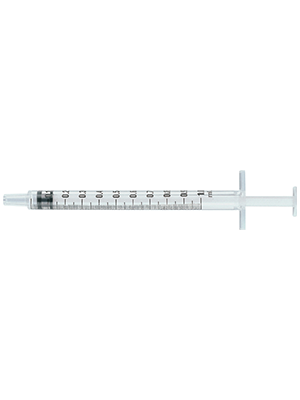 Syringes 1mL Tuberculin Luer Slip 1mL - Box/100