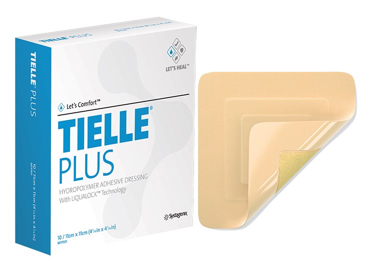 Tielle Plus Adhesive Foam Dressing 11cm x 11cm - Box/10