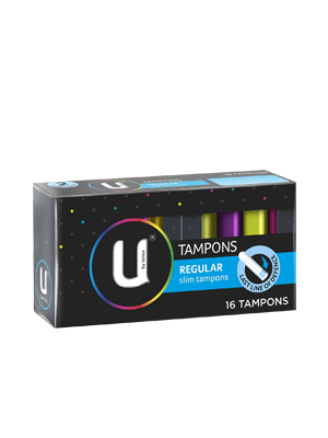 U By Kotex Regular Tampons – ctn/16