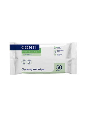 Conti Maceratable Cleansing Wet Wipes Plastic Free