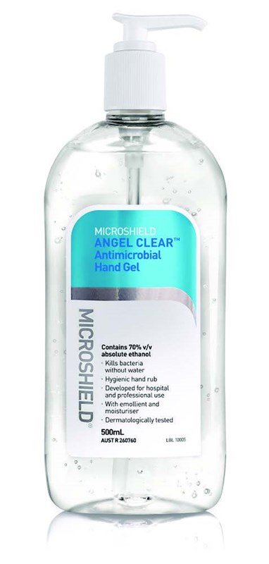 Microshield ANGEL CLEAR Hand Gel - 500mL