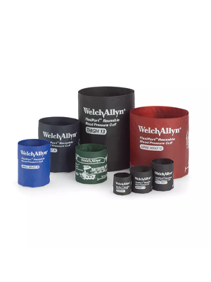 Welch Allyn FlexiPort BP Cuff; Eight-Cuff Kit: Size-06 to Size-13