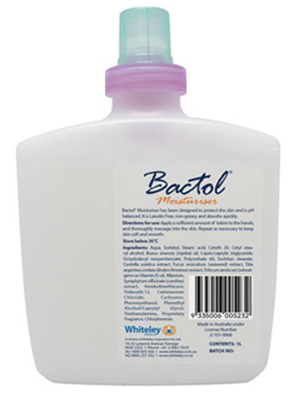 Bactol Moisturiser with Vitamin E 1L - Ctn/6