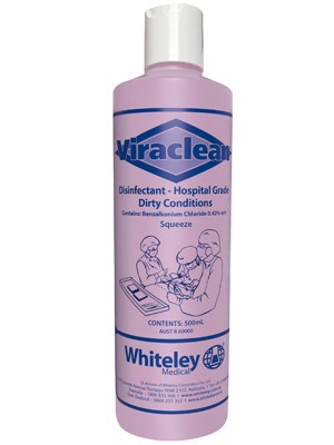 Viraclean Hospital Grade Disinfectant 500mL Squeeze Bottle