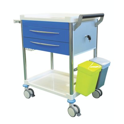 Two Drawer Treatment Trolley With Accessories 650x480x900mm -Each